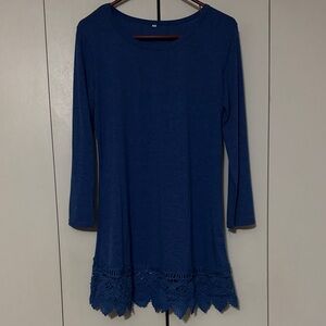 Elegant Blue Women's Top